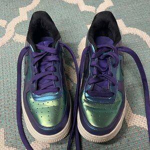 Nike Kids Sneakers - Purple and Green